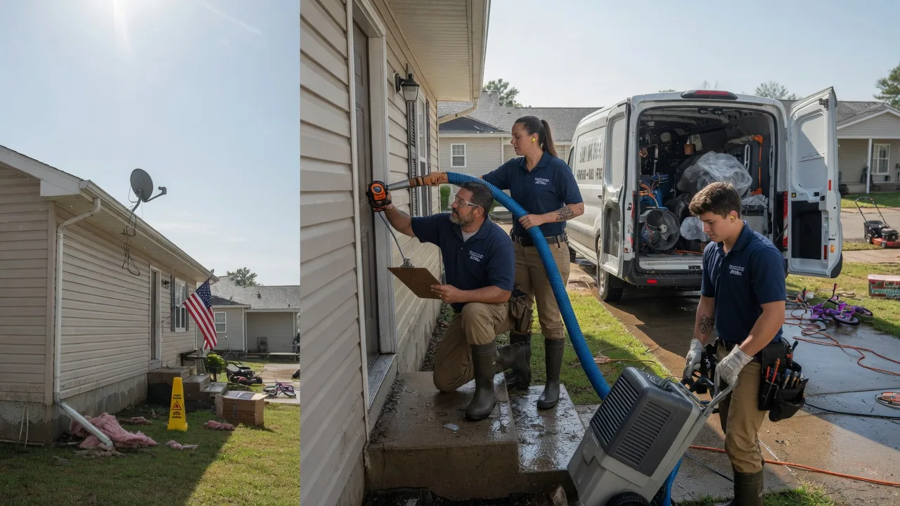 Ceiling Water Damage Restoration in Green Valley, WI near me